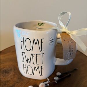 🤍🏠 Rae Dunn White 'Home Sweet Home' Mug NWT